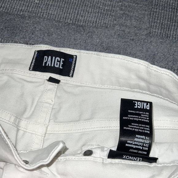 Mens Paige White Jeans - Picture 3 of 4